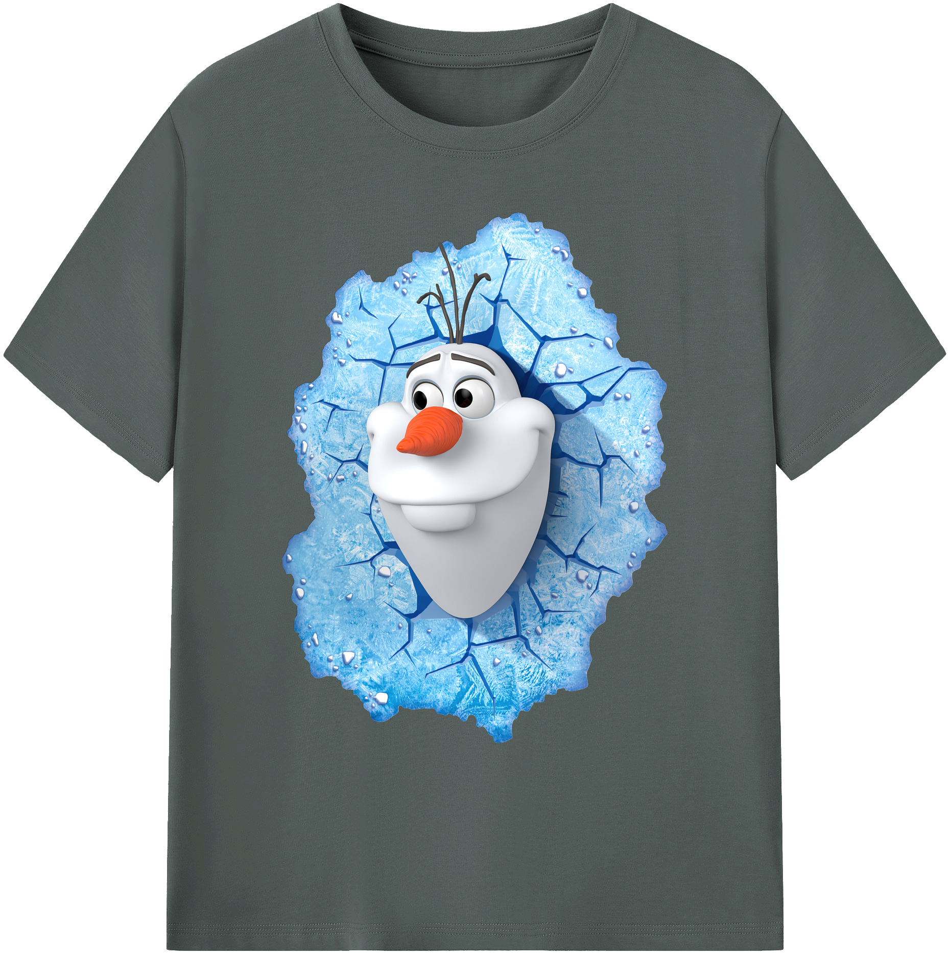 （画像用） アナと雪の女王 アンナ エルサ Frozen Anna Elsa 綿100％ メンズ半袖Tシャツ｜肌触りやわらか＆通気性